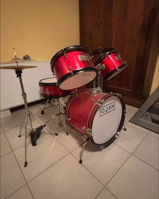 Oqan Batteria Acustica junior Rossa