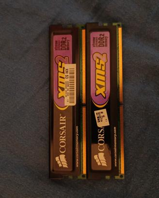 RAM Corsair DDR2 1GB Kit (2x512MB) CM2X512-5400C4