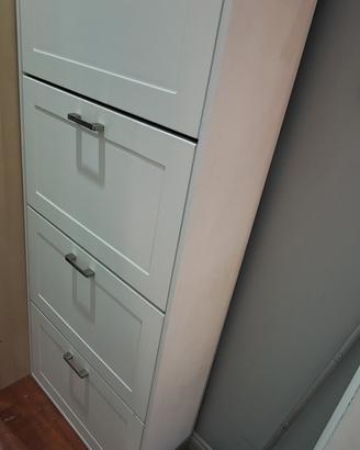 Scarpiera elegante 4 scomparti doppi pari al nuovo