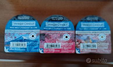Tris cera Yankee Candle wax melt fondant de cire