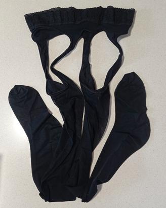 Collant reggicalze nuovo con omaggio 