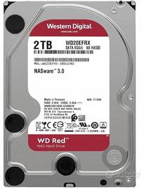 Hard disk WD da 2TB WD20EFRX NASware3.0