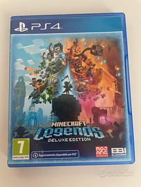 Gioco PS4 Minecraft Legends Deluxe Edition PAL Ita