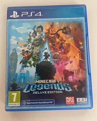 Gioco PS4 Minecraft Legends Deluxe Edition PAL Ita