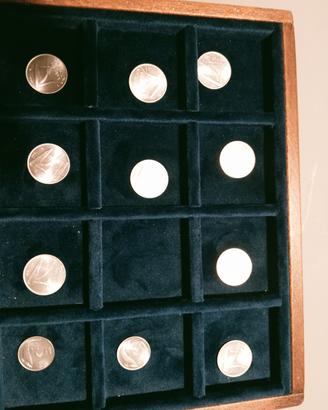 monete 10 lire e 5 lire italiane