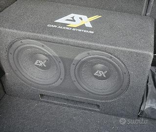 ESX DBX208Q sub bassreflex con doppio subwoofer 20