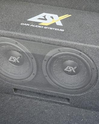 ESX DBX208Q sub bassreflex con doppio subwoofer 20