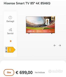 smart TV 85 pollici