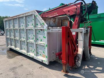 CONTAINER SCARRABILE USATO A CIELO APERTO CON G