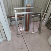 ringhiera alluminio color acciaio