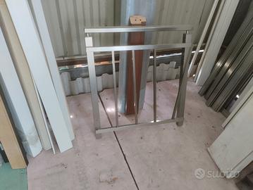 ringhiera alluminio color acciaio