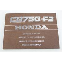 MANUALE USO E MANUTENZIONE HONDA CB 750 F2 BOL D'O