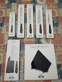 Set Coltelleria Berti Compendio 6 Coltelli 1 Ceppo