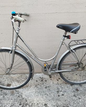 Bicicletta da Città Donna Vintage Argento