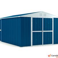Box capanno acciaio lamiera 327x459 blu