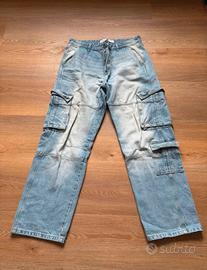 JEANS BAGGY BERSHKA UOMO TAGLIA EUR40