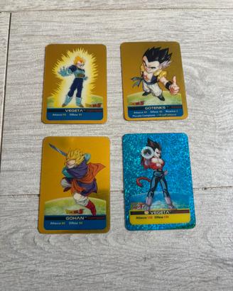 4 Lamincards Dragonball Holo