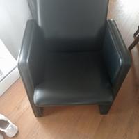 poltrona FRAU vitello nero