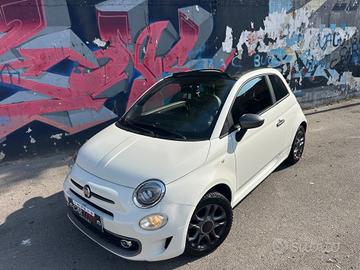 FIAT 500S CABRIO 1.2BENZINA/PELLE/BI-ZONA