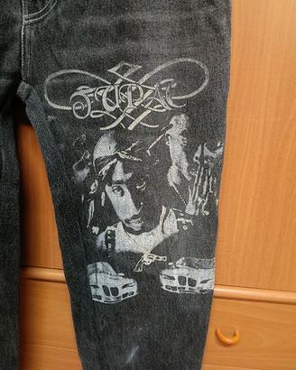 Tupac "2Pac" Pantaloni Jeans Vintage