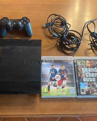 Ps3 super slim 128 gb con giochi