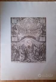 INCISIONE ANTICA A BULINO (50x70 cm) Carracci