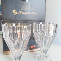 n. 2 coppe gelato cl 36 in vetro 