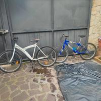 biciclette donna e bambino