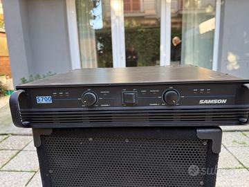 Amplificatore samson s700
