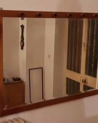 Specchio a muro con luci bagno arredo