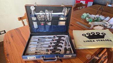VALIGETTA COLTELLI LINEA ITALICA – SET NUOVO MAI U
