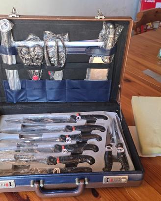 VALIGETTA COLTELLI LINEA ITALICA – SET NUOVO MAI U