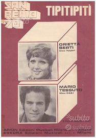 Spartito di Orietta Berti/Mario Tessuto-Tipitipitì