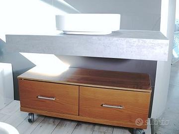 Lavabo bagno, mensola e cassettiera - SOTTOCOSTO