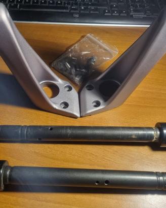 Manubrio originale completo per Moto Guzzi Breva