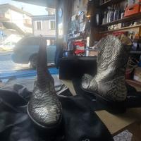 stivali di pitone nuovi originali 