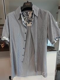 Camicia manica corta a righe tg.L