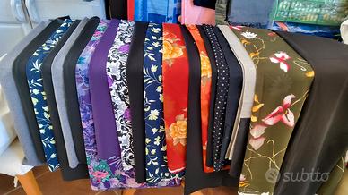 30 tessuti  varie grandezze e tipologie