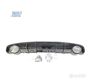DIFUSORE AUDI A4 B9 S LINE 16- LOOK RS4 NERO LUCID