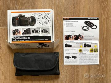 Set di lenti e adattatori fotografia macro