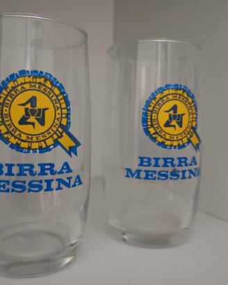 2 bicchieri Messina vintage trinacria