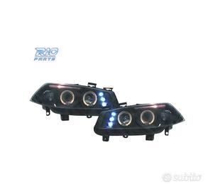 FARI RENAULT MEGANE 02-05 ANGEL EYES LED SFONDO NE