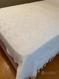 antico copriletto cotone una piazza