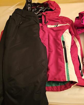 abbigliamento bambini completo da sci