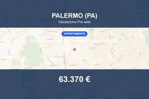 Immobile in asta di 112 m² a Palermo