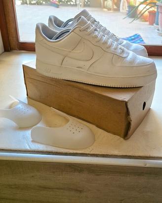 Nike air force 1 07" bianche - taglia 44,5