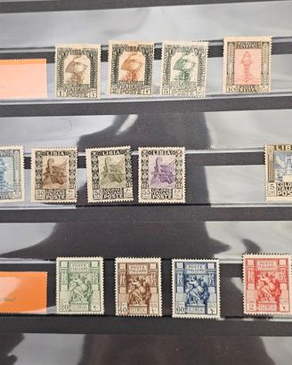 francobolli serie Regno Italia Libia
