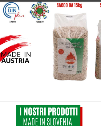 Pellet bancali abete* faggio*