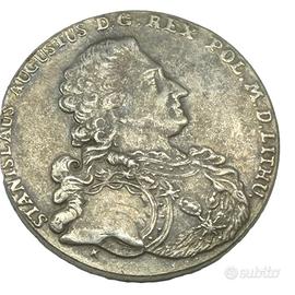 REP MONETA STANISLAUS TALLER 1766 AUGUSTUS POLONIA