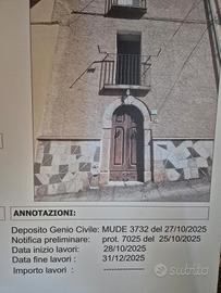 Casa in pieno centro da ristrutturare